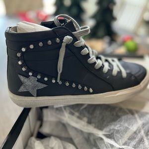 RiRi High Top Studded Sneaker size 11